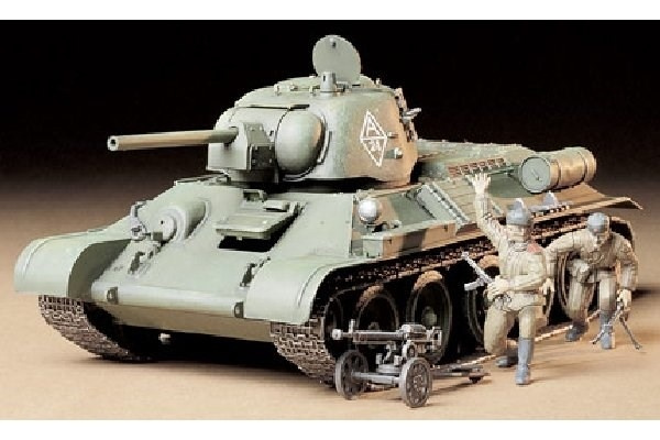 Tamiya 1/35 T34/76, \'ChTZ\' Ver. i gruppen SPORT, FRITID & HOBBY / Hobby / Plastmodeller / Militære kjøretøy (land) hos TP E-commerce Nordic AB (A06661)