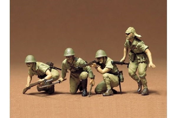 Tamiya 1/35 Japansk infanteri fra den japanske hæren i gruppen SPORT, FRITID & HOBBY / Hobby / Plastmodeller / Figurer hos TP E-commerce Nordic AB (A06662)