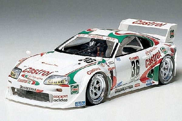 Tamiya 1/24 Castrol Toyota Tom\'s Supra GT i gruppen SPORT, FRITID & HOBBY / Hobby / Plastmodeller / Biler hos TP E-commerce Nordic AB (A06673)