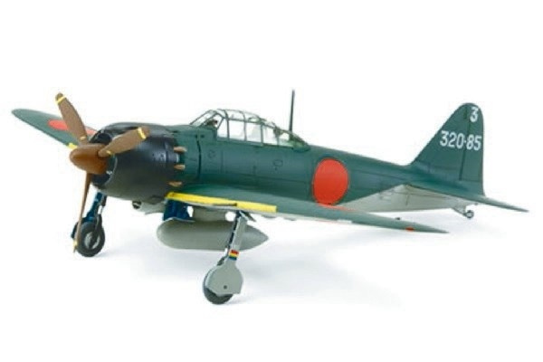 Tamiya 1/72 A6M5 Zero (Zeke) i gruppen SPORT, FRITID & HOBBY / Hobby / Plastmodeller / Fly & Helikoptre hos TP E-commerce Nordic AB (A06701)