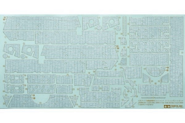 Tamiya 1/35 Elephant Zim Sheet i gruppen SPORT, FRITID & HOBBY / Hobby / Plastmodeller / Militære kjøretøy (land) hos TP E-commerce Nordic AB (A06722)