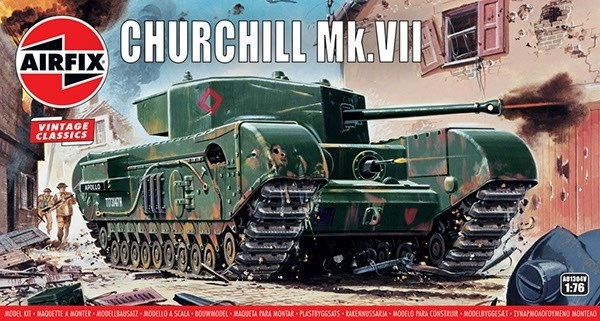 Airfix Churchill i gruppen SPORT, FRITID & HOBBY / Hobby / Plastmodeller / Militære kjøretøy (land) hos TP E-commerce Nordic AB (A06800)