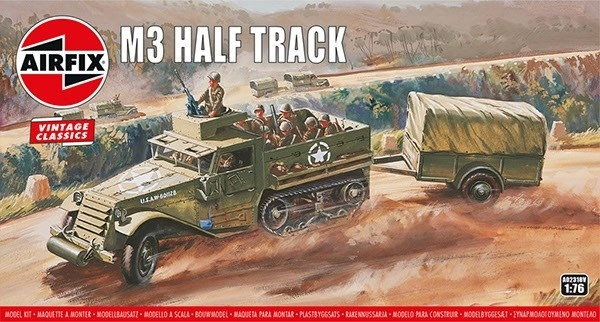 Airfix Halvsporet M3 i gruppen SPORT, FRITID & HOBBY / Hobby / Plastmodeller / Militære kjøretøy (land) hos TP E-commerce Nordic AB (A06811)