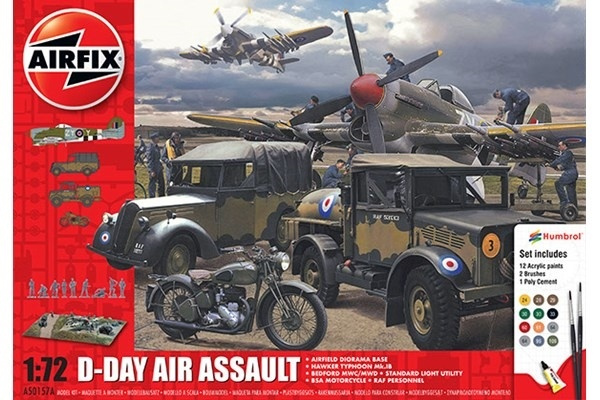 Airfix Air Assault Gift Set 1:76 i gruppen SPORT, FRITID & HOBBY / Hobby / Plastmodeller / Startsett/Gavesett hos TP E-commerce Nordic AB (A06872)