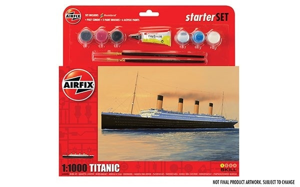 Airfix RMS Titanic 1:1000 i gruppen SPORT, FRITID & HOBBY / Hobby / Plastmodeller / Startsett/Gavesett hos TP E-commerce Nordic AB (A06873)