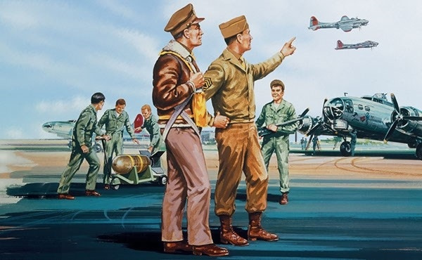 Airfix USAAF-personell i gruppen SPORT, FRITID & HOBBY / Hobby / Plastmodeller / Figurer hos TP E-commerce Nordic AB (A06896)