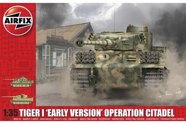 Airfix Tiger-1 \'Early Version - Operation Citadel i gruppen SPORT, FRITID & HOBBY / Hobby / Plastmodeller / Militære kjøretøy (land) hos TP E-commerce Nordic AB (A06907)