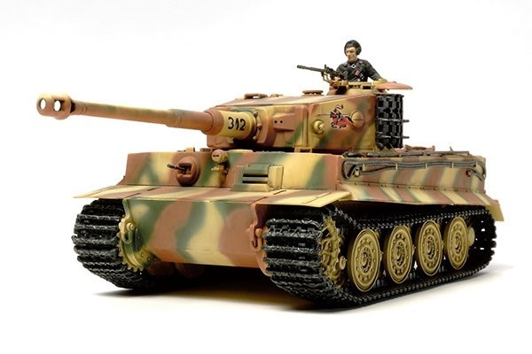 Tamiya 1/48 Tiger I sen i gruppen SPORT, FRITID & HOBBY / Hobby / Plastmodeller / Militære kjøretøy (land) hos TP E-commerce Nordic AB (A06919)