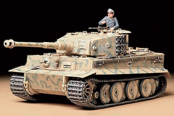 Tamiya 1/35 Tysk Tiger I Mid production i gruppen SPORT, FRITID & HOBBY / Hobby / Plastmodeller / Militære kjøretøy (land) hos TP E-commerce Nordic AB (A06920)