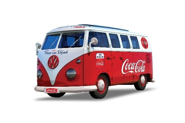 Airfix Hurtigbygging av Coca-Cola VW bobil i gruppen SPORT, FRITID & HOBBY / Hobby / Plastmodeller / Startsett/Gavesett hos TP E-commerce Nordic AB (A06927)