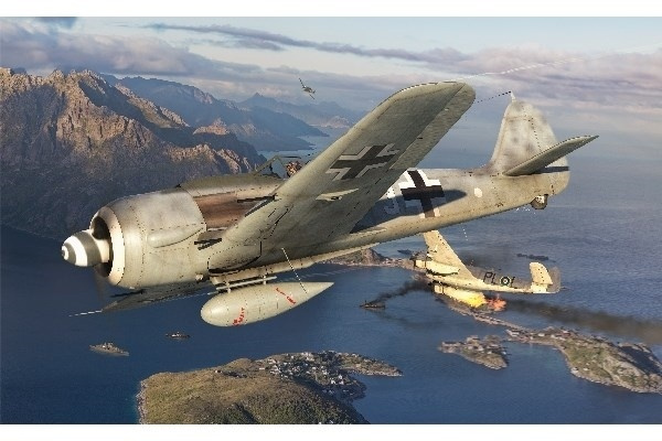 Airfix focke Wulf Fw190A-8 i skala 1:72 i gruppen SPORT, FRITID & HOBBY / Hobby / Plastmodeller / Fly & Helikoptre hos TP E-commerce Nordic AB (A06955)