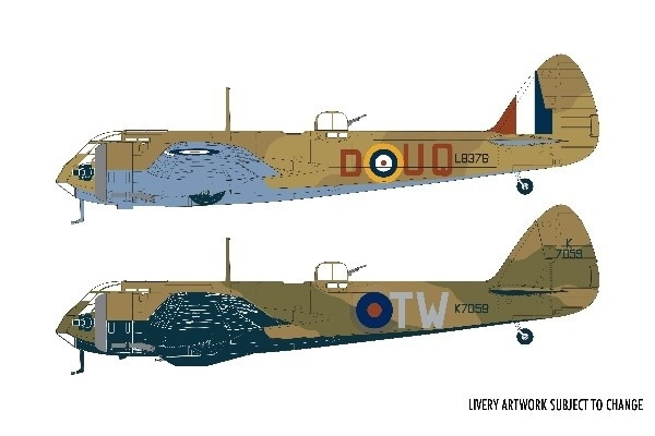 Airfix 1:48 Bristol Blenheim Mk.1 i gruppen SPORT, FRITID & HOBBY / Hobby / Plastmodeller / Fly & Helikoptre hos TP E-commerce Nordic AB (A06973)