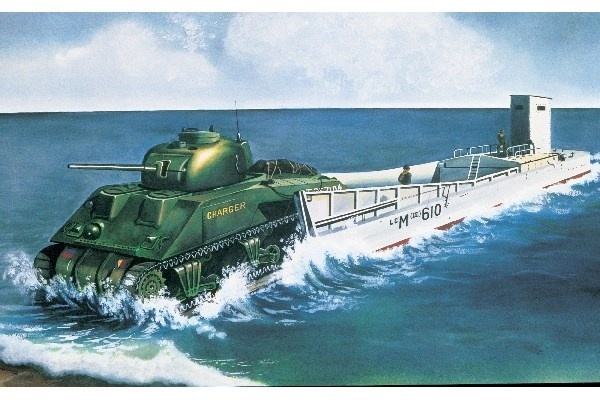 Airfix 1:76 LCM3 og Sherman i gruppen SPORT, FRITID & HOBBY / Hobby / Plastmodeller / Militære kjøretøy (land) hos TP E-commerce Nordic AB (A06995)