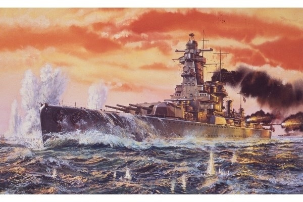 Airfix 1:600 Admiral Graf Spee i gruppen SPORT, FRITID & HOBBY / Hobby / Plastmodeller / Skip hos TP E-commerce Nordic AB (A07012)