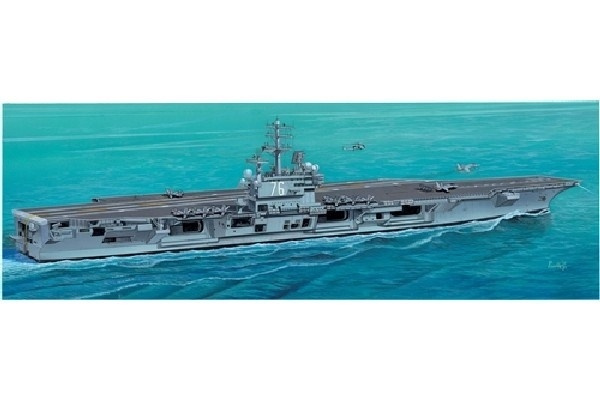 Italeri 1:720 U.S.S. RONALD REAGAN CV-76 i gruppen SPORT, FRITID & HOBBY / Hobby / Plastmodeller / Skip hos TP E-commerce Nordic AB (A07032)