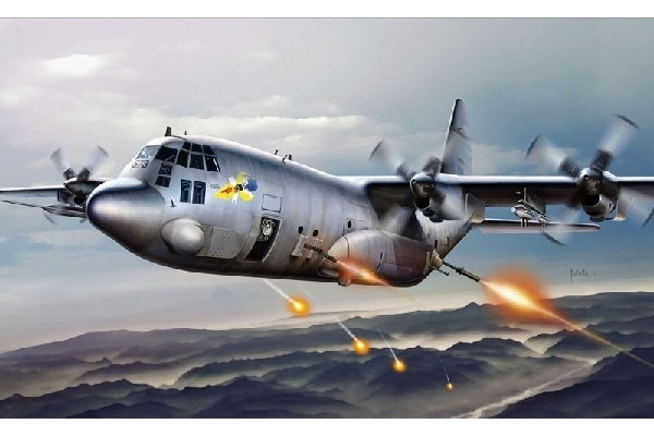 Italeri 1:72 AC-130H SPECTRE i gruppen SPORT, FRITID & HOBBY / Hobby / Plastmodeller / Fly & Helikoptre hos TP E-commerce Nordic AB (A07046)