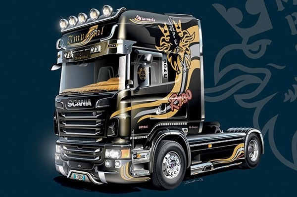 Italeri 1:24 SCANIA R730 V8 TOPLINE \' IMPERIAL\' i gruppen SPORT, FRITID & HOBBY / Hobby / Plastmodeller / Biler hos TP E-commerce Nordic AB (A07070)
