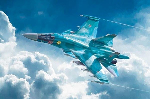 Italeri 1:72 SUKHOI SU-34 \'FULLBACK\' MAY i gruppen SPORT, FRITID & HOBBY / Hobby / Plastmodeller / Fly & Helikoptre hos TP E-commerce Nordic AB (A07131)