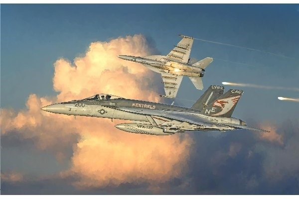 Italeri 1:48 F/A-18-E \'SUPER HORNET\' i gruppen SPORT, FRITID & HOBBY / Hobby / Plastmodeller / Fly & Helikoptre hos TP E-commerce Nordic AB (A07267)