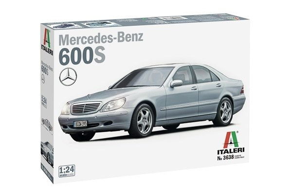 Italeri 1:24 Mercedes Benz 600 S i gruppen SPORT, FRITID & HOBBY / Hobby / Plastmodeller / Biler hos TP E-commerce Nordic AB (A07298)