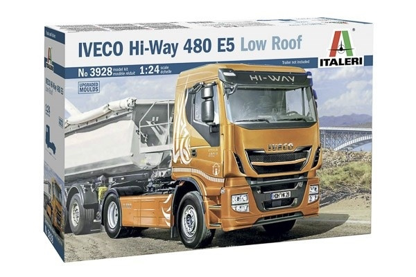 Italeri 1:24 IVECO Hi-Way 480 E5 (lavt tak) i gruppen SPORT, FRITID & HOBBY / Hobby / Plastmodeller / Biler hos TP E-commerce Nordic AB (A07304)