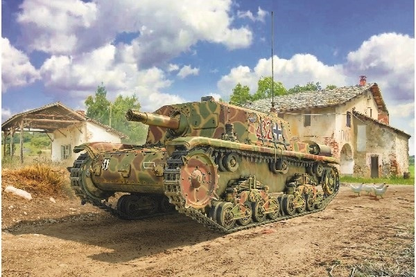 Italeri 1:35 Selvgående M42 75/18 mm i gruppen SPORT, FRITID & HOBBY / Hobby / Plastmodeller / Militære kjøretøy (land) hos TP E-commerce Nordic AB (A07313)