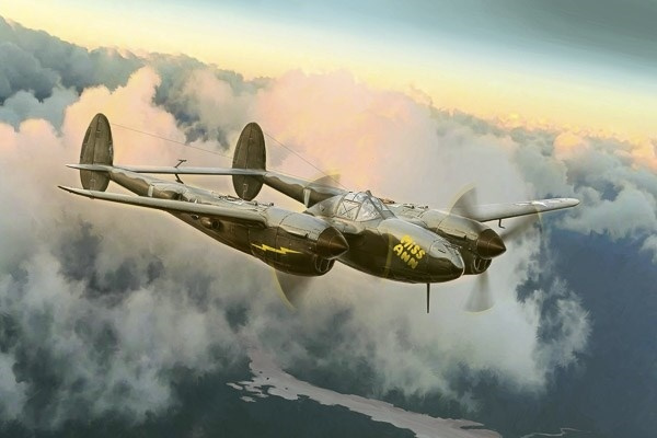 Italeri 1:72 Lockheed P-38J \'Lightning\' i gruppen SPORT, FRITID & HOBBY / Hobby / Plastmodeller / Fly & Helikoptre hos TP E-commerce Nordic AB (A07320)