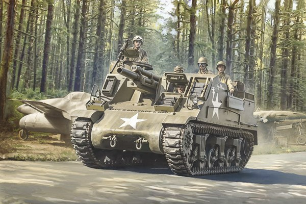 Italeri 1:35 M-7 \'Priest\' selvdrevet haubits i gruppen SPORT, FRITID & HOBBY / Hobby / Plastmodeller / Militære kjøretøy (land) hos TP E-commerce Nordic AB (A07331)