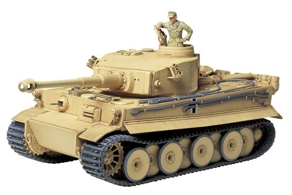 Tamiya 1/35 Tiger I Første produksjon i gruppen SPORT, FRITID & HOBBY / Hobby / Plastmodeller / Militære kjøretøy (land) hos TP E-commerce Nordic AB (A07336)