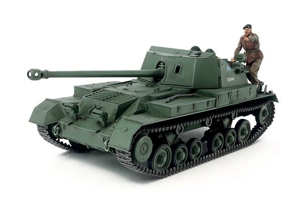 Tamiya 1/35 British Self-Propelled Anti-Tank Gun Archer i gruppen SPORT, FRITID & HOBBY / Hobby / Plastmodeller / Militære kjøretøy (land) hos TP E-commerce Nordic AB (A07343)