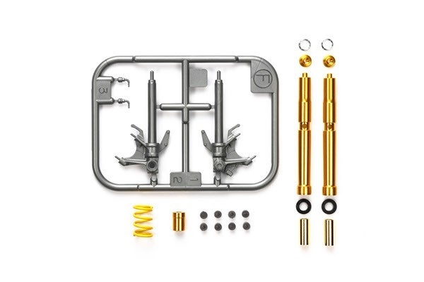 Tamiya 1/12 Scale Yamaha YZF-R1M Front Fork Set i gruppen SPORT, FRITID & HOBBY / Hobby / Plastmodeller / Motorsykler hos TP E-commerce Nordic AB (A07359)