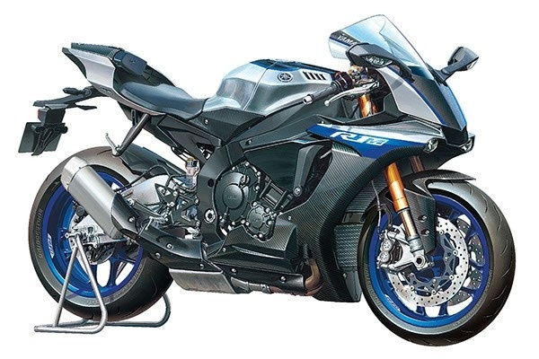 Tamiya 1/12 Yamaha YZF-R1M i gruppen SPORT, FRITID & HOBBY / Hobby / Plastmodeller / Motorsykler hos TP E-commerce Nordic AB (A07360)