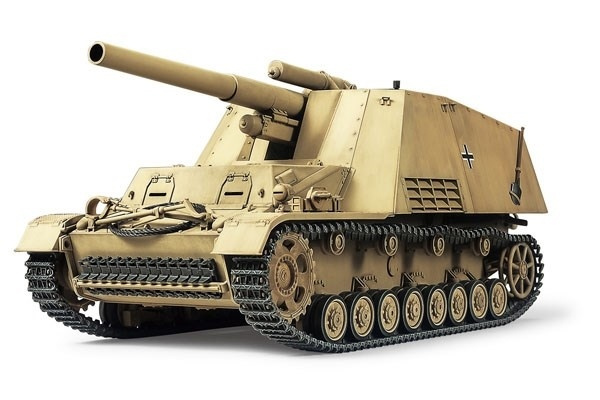 Tamiya 1:35 German Heavy Self-Propelled Howitzer Hummel i gruppen SPORT, FRITID & HOBBY / Hobby / Plastmodeller / Militære kjøretøy (land) hos TP E-commerce Nordic AB (A07380)