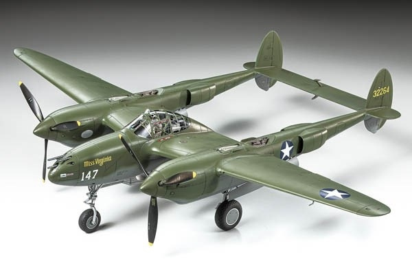 Tamiya 1:48 Lockheed® P-38®F/G Lightning® i gruppen SPORT, FRITID & HOBBY / Hobby / Plastmodeller / Fly & Helikoptre hos TP E-commerce Nordic AB (A07386)