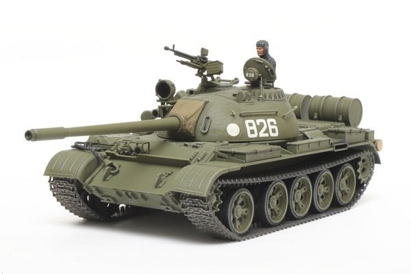Tamiya 1:48 Russian Medium Tank T-55 i gruppen SPORT, FRITID & HOBBY / Hobby / Plastmodeller / Militære kjøretøy (land) hos TP E-commerce Nordic AB (A07395)