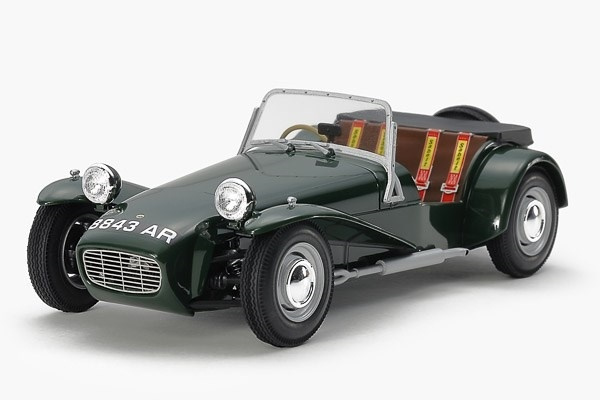 Tamiya 1:24 Lotus Super 7 Series II i gruppen SPORT, FRITID & HOBBY / Hobby / Plastmodeller / Biler hos TP E-commerce Nordic AB (A07408)