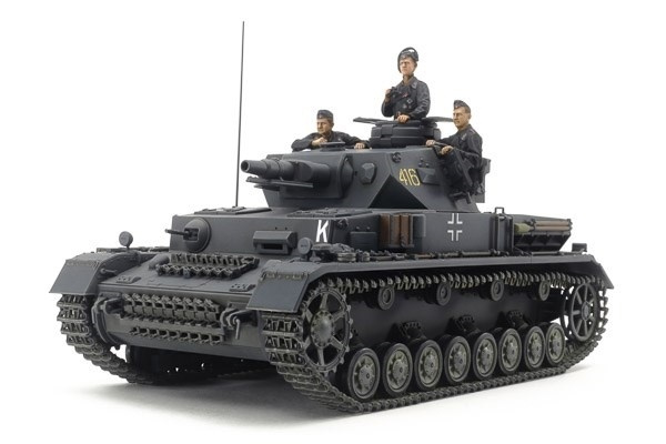 Tamiya 1/35 German Tank Panzerkampfwagen IV Ausf.F i gruppen SPORT, FRITID & HOBBY / Hobby / Plastmodeller / Militære kjøretøy (land) hos TP E-commerce Nordic AB (A07411)