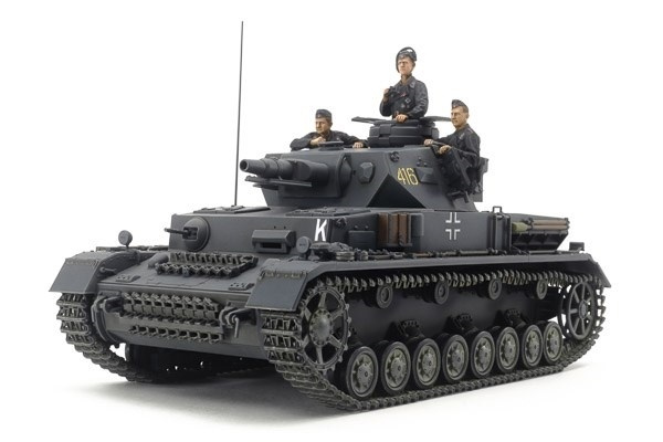 Tamiya 1/35 Tysk stridsvogn Panzerkampfwagen IV Ausf.F i gruppen SPORT, FRITID & HOBBY / Hobby / Plastmodeller / Militære kjøretøy (land) hos TP E-commerce Nordic AB (A07411)