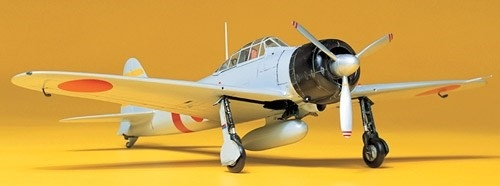 Tamiya 1/48 A6M2 Type 21 Zero Fighter i gruppen SPORT, FRITID & HOBBY / Hobby / Plastmodeller / Fly & Helikoptre hos TP E-commerce Nordic AB (A07425)