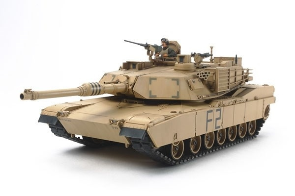 Tamiya 1/48 M1A2 Abrams i gruppen SPORT, FRITID & HOBBY / Hobby / Plastmodeller / Militære kjøretøy (land) hos TP E-commerce Nordic AB (A07430)