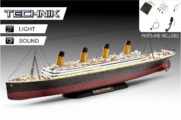 Revell 1:400 RMS Titanic i gruppen SPORT, FRITID & HOBBY / Hobby / Plastmodeller / Skip hos TP E-commerce Nordic AB (A07435)