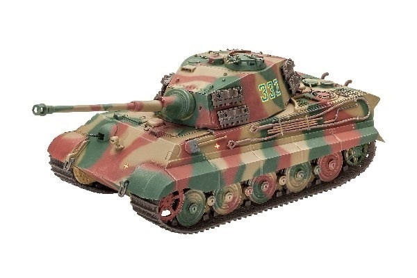 Revell TigerII Ausf,B (Henschel Turret) i gruppen SPORT, FRITID & HOBBY / Hobby / Plastmodeller / Militære kjøretøy (land) hos TP E-commerce Nordic AB (A07507)