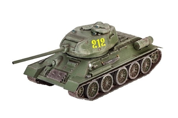 Revell T-34/85 i gruppen SPORT, FRITID & HOBBY / Hobby / Plastmodeller / Militære kjøretøy (land) hos TP E-commerce Nordic AB (A07545)