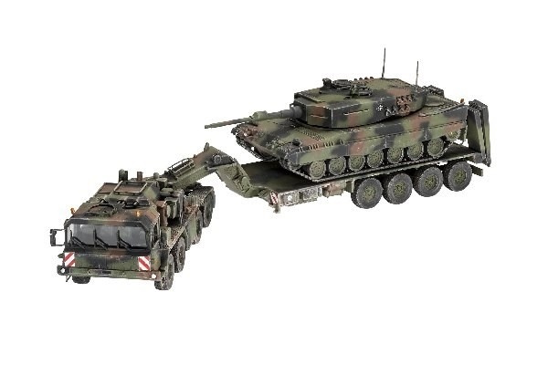 Revell 1:72 SLT 50-3 \'Elefant\' + Leopard 2A4 i gruppen SPORT, FRITID & HOBBY / Hobby / Plastmodeller / Militære kjøretøy (land) hos TP E-commerce Nordic AB (A07553)