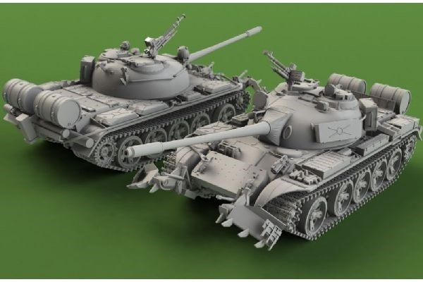 Revell T-55A/AM med KMT-6/EMT-5 i gruppen SPORT, FRITID & HOBBY / Hobby / Plastmodeller / Militære kjøretøy (land) hos TP E-commerce Nordic AB (A07564)