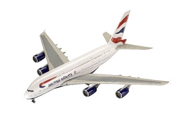 Revell A380-800 British Airways i gruppen SPORT, FRITID & HOBBY / Hobby / Plastmodeller / Fly & Helikoptre hos TP E-commerce Nordic AB (A07650)