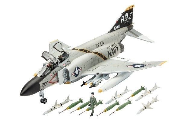 Revell F-4J Phantom II i gruppen SPORT, FRITID & HOBBY / Hobby / Plastmodeller / Fly & Helikoptre hos TP E-commerce Nordic AB (A07659)