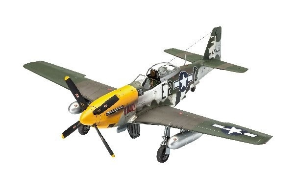 Revell P-51D-5NA Mustang (early version i gruppen SPORT, FRITID & HOBBY / Hobby / Plastmodeller / Fly & Helikoptre hos TP E-commerce Nordic AB (A07662)