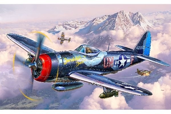 Revell P-47M Thunderbolt i gruppen SPORT, FRITID & HOBBY / Hobby / Plastmodeller / Fly & Helikoptre hos TP E-commerce Nordic AB (A07677)