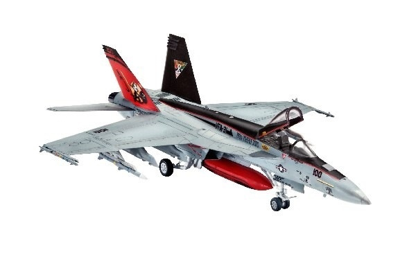 Revell F/A-18E Super Hornet i gruppen SPORT, FRITID & HOBBY / Hobby / Plastmodeller / Fly & Helikoptre hos TP E-commerce Nordic AB (A07681)